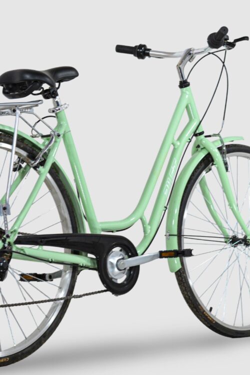 City Bike 28 Zoll, Pilot Bike Hercules Green, Alloy Frame, Shifters Shimano Turney R/7 Speed, Wheels  Alloy Rims UNISEX