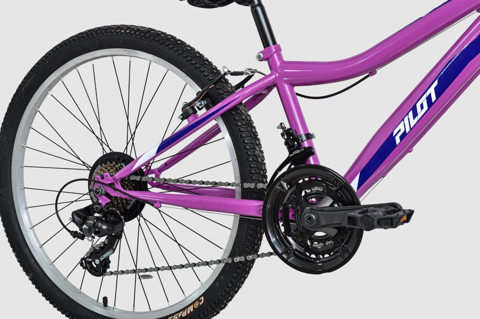 MTB 24 Zoll, Pilot Bike Blaze, Shifters: Shimano Turney 3/7 Speed, Wheels Alloy Rims Double - Image 4