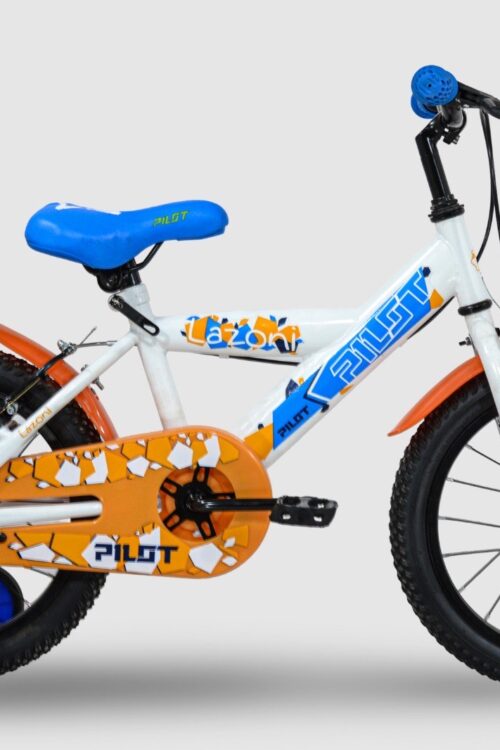 Kids Bike 16 Zoll, Pilot Bike Lazoni White, Speed 1S, Front Brake   V-BRAKE  Rear Beake   V-BRAKE