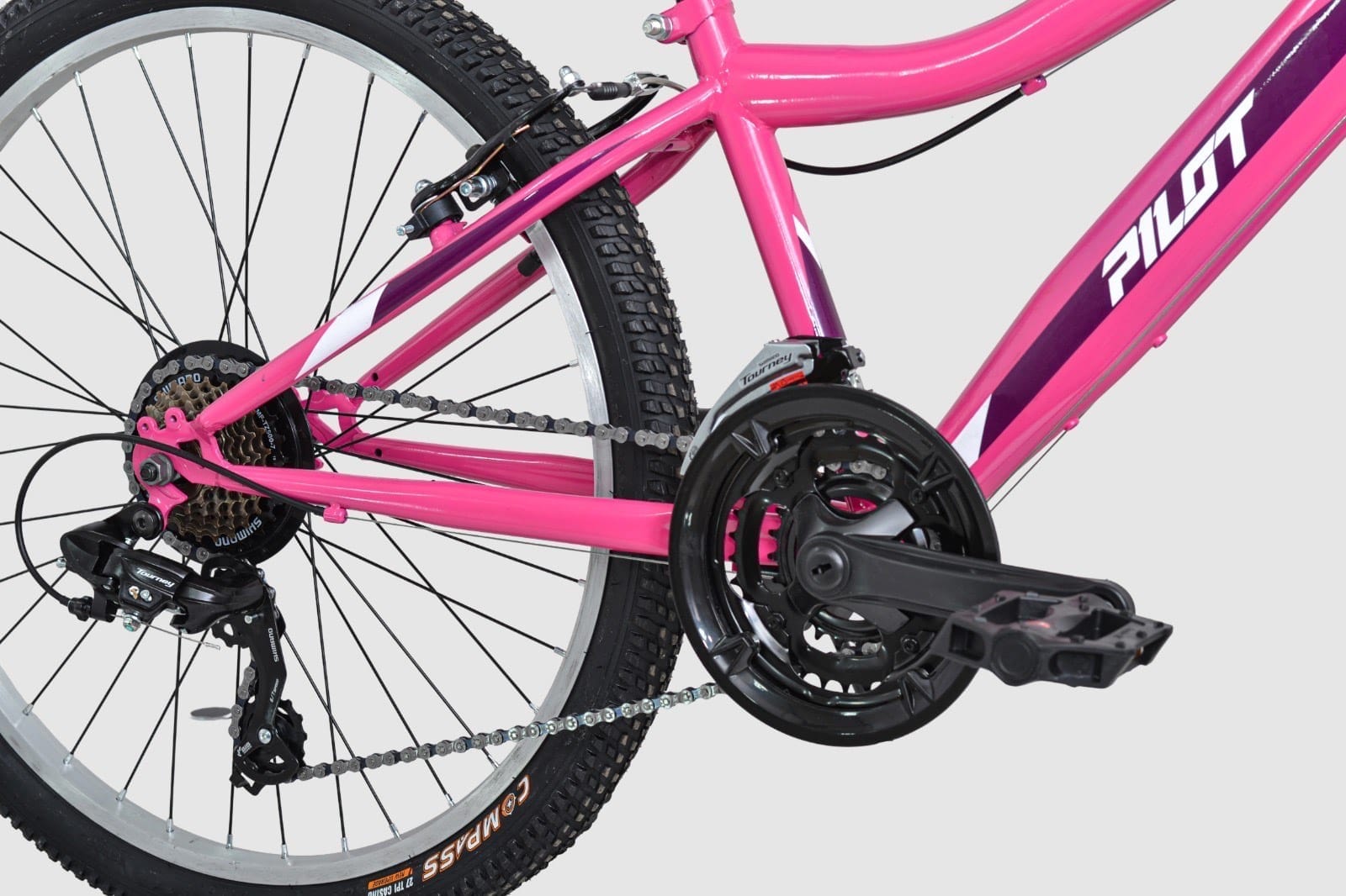 MTB 24 Zoll, Pilot Bike Blaze, Shifters: Shimano Turney 3/7 Speed, Wheels Alloy Rims Double - Image 9