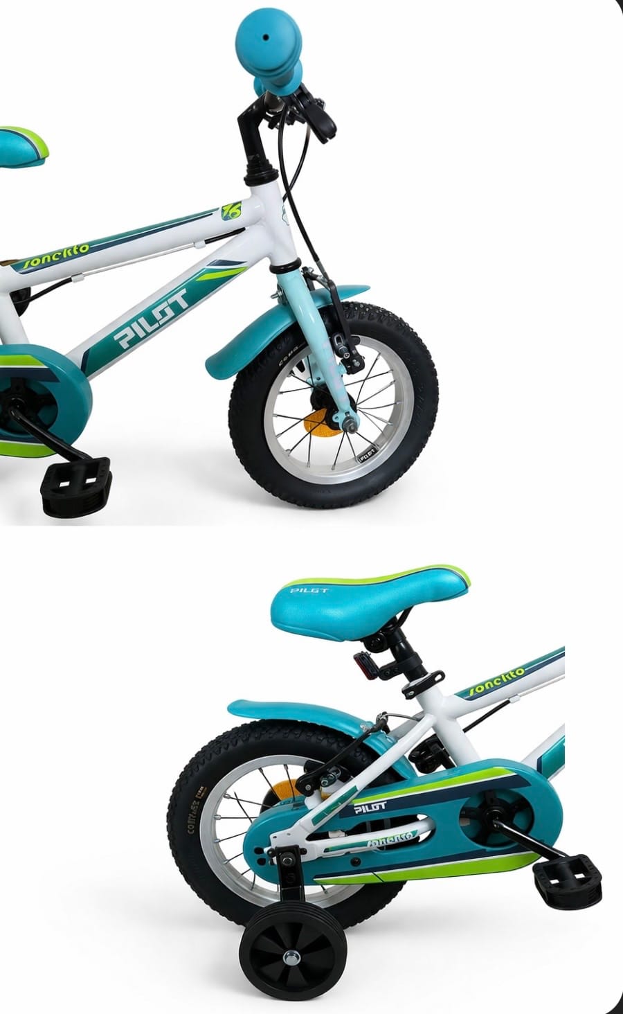 Kid's Bike Zoll, Pilot Bike Sonetko, Speed 1S, Front Brake V-BRAKE, Wheels Alloy Rims W/Steel Hubs Tires 2.125 - Image 3